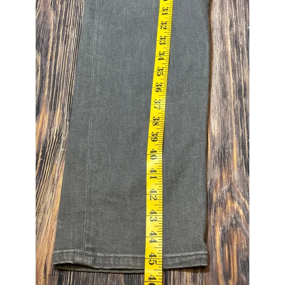 Diesel Buster Jeans Mens 33X34 Gray Stretch Slim Tapered Denim Italian Designer
